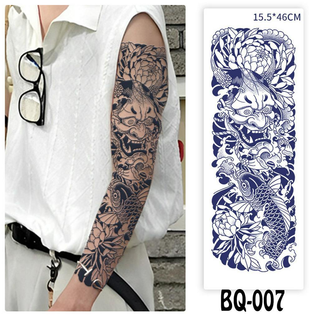 Hình Xăm Dán Nhật Cổ Kín Tay 15 Ngày LEO TATTOO