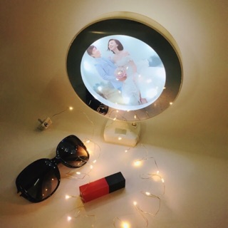 Khung ảnh led + đèn ngủ + gương trang điểm ( 3 in 1)