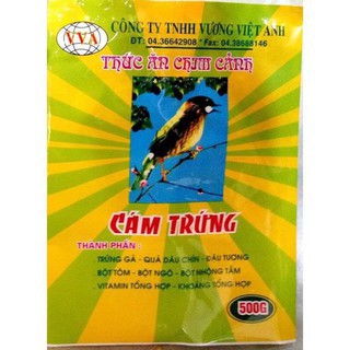 Cám trứng cám chim thức ăn cho chim Vương Việt Anh 500gr (xanh)