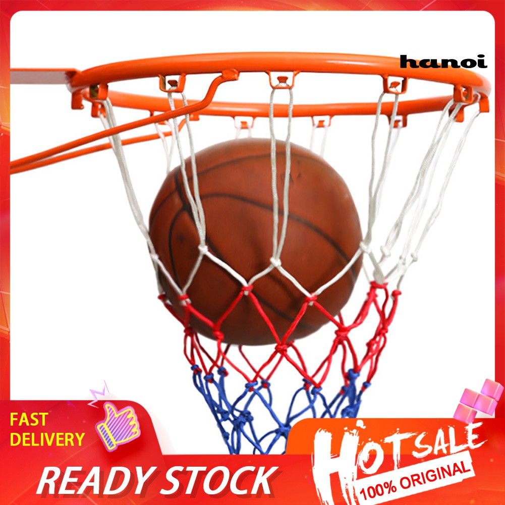 [QL]2Pcs 3 Color 12 Loops Heavy Duty Standard Sun-proof Replace Basketball Hoop Nets