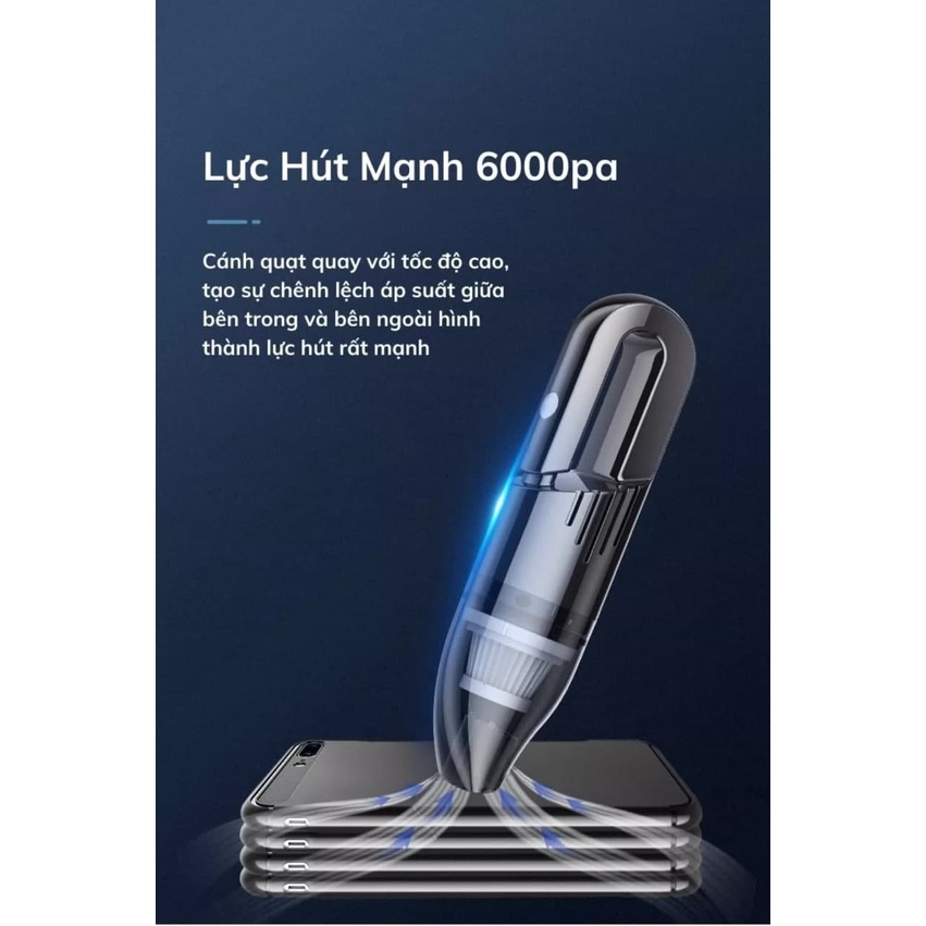 Máy hút bụi, Máy hút bụi mini cầm tay, Máy hút bụi không dây, Máy hút bụi mạnh mẽ-Focus