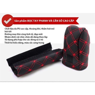 Bọc phanh tay và cần số ô tô