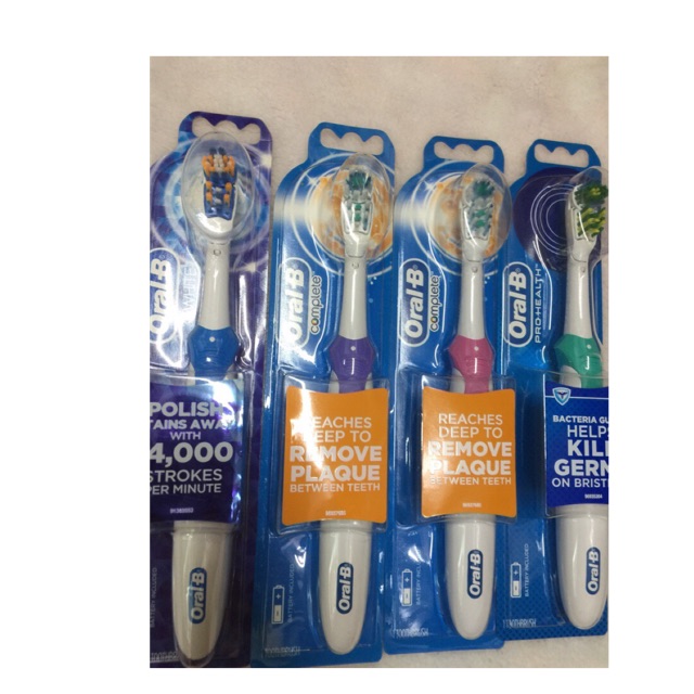 Combo 10cây bàn chải pin  Oral B