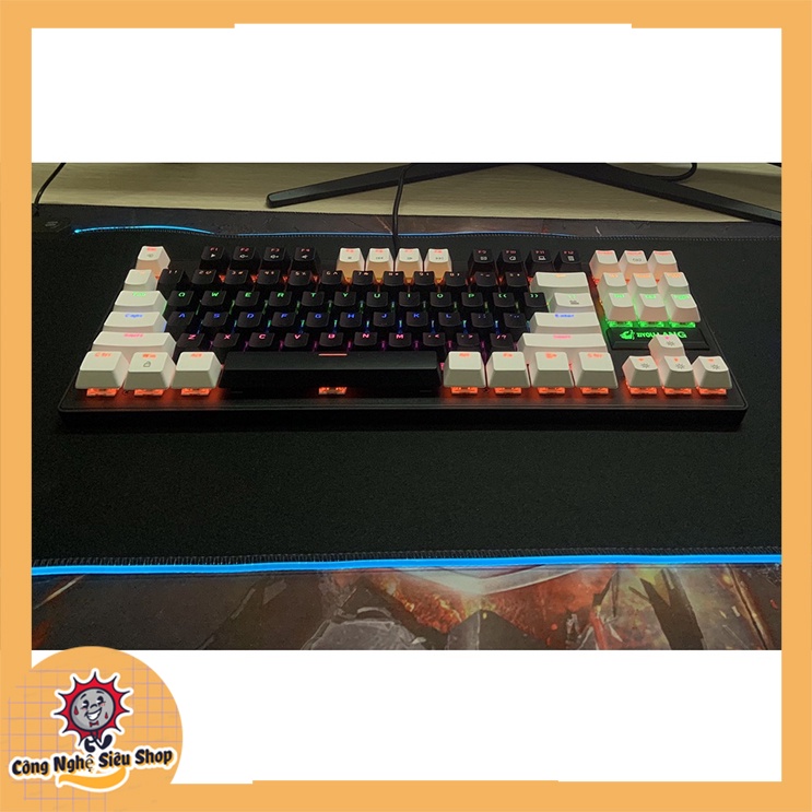 Bàn Phím Cơ Máy Tính K2 PRO Blue Switch Led RGB 10 Chế Độ Màu Khác Nhau - Bấm Êm, Chơi Game, Dùng Văn Phòng Cực Đã