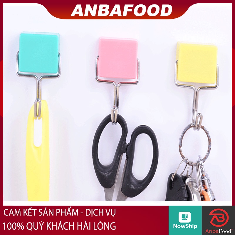 Móc Treo Đồ Nhà Bếp - NAM CHÂM Siêu Mạnh - Móc treo quần áo, Dán Tủ Lạnh, Dán Khung Kệ Sắt
