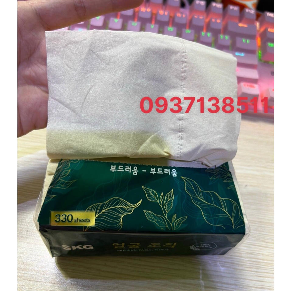 Combo 5 gói khăn giấy Hàn Quốc siêu dai, không bủn nước skg cao cấp