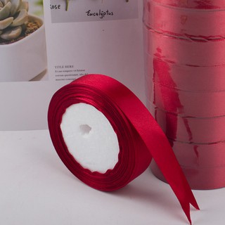 Ruy Băng Lụa Cuộn 2 cm 22m, Ruy Băng Satin Lụa 2cm