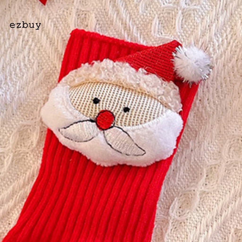 Vớ chân chống phai màu thoải mái họa tiết giáng sinh cho bé