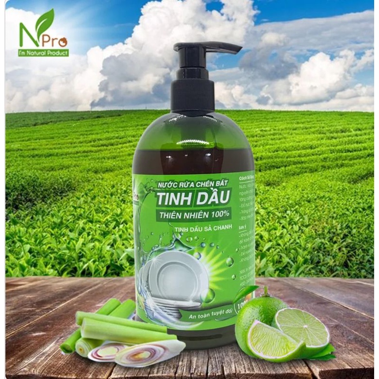 Nước rửa chén hữu cơ Npro 500ml