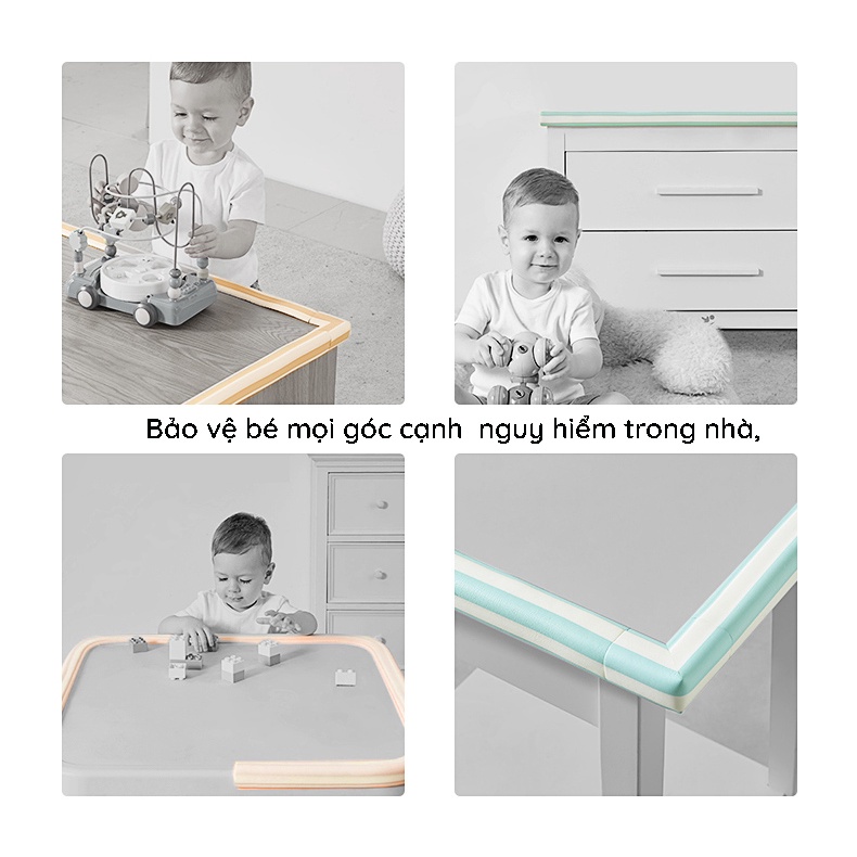 Bọc cạnh góc bàn, bọc góc bàn tủ giữ an toàn cho bé KUB