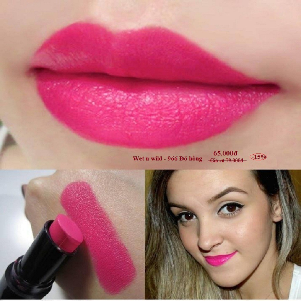 Son lì Wet n Wild Màu Tím Đậm