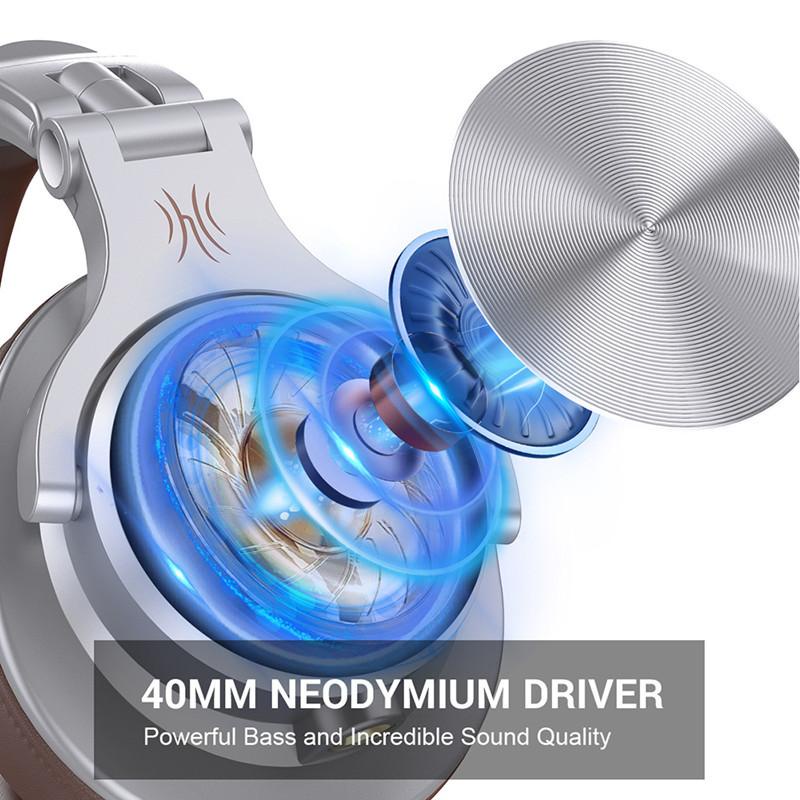 Tai Nghe Chụp Tai Oneodio Có Dây Kèm Mic Có Thể Gấp Gọn Tiện Dụng Cho Máy Tính / Điện Thoại