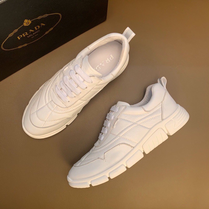 Giày thể thao nam thương hiệu Prada da thật cao cấp mẫu mới trẻ trung và phong cách