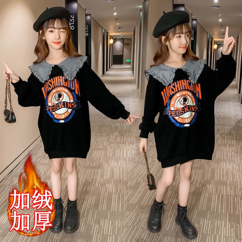 ❀Hàng giao ngay❀8-14 tuổi, quần áo trẻ em, Áo Thun Dài Tay Phong Cách Mới Năm 2022 Cho Bé Gái