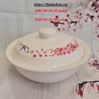thố sứ đựng canh có nắp - thố sứ đựng cơm