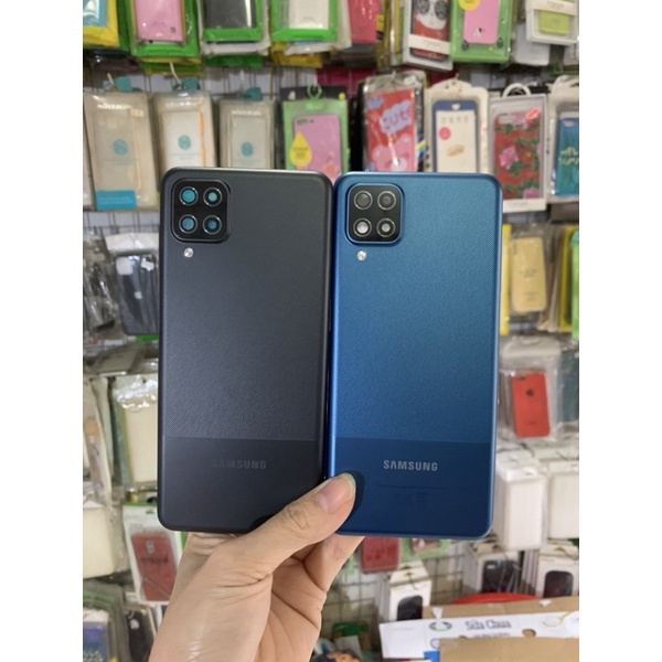 nắp lưng, bộ vỏ lưng sườn sam sung A12 cao cấp loại 1