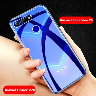 Ốp điện thoại chống sốc chất liệu silicon trong suốt dành cho Huawei Honor V20