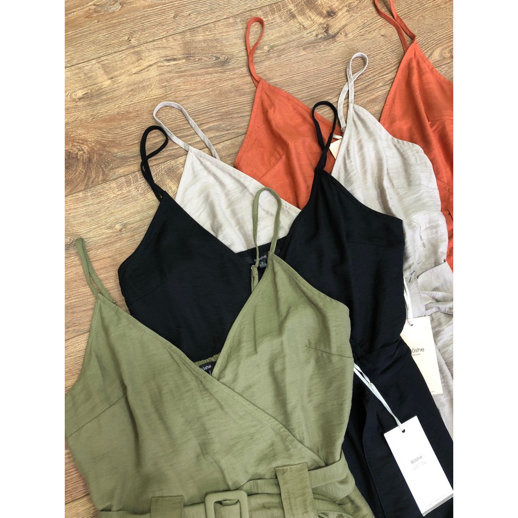 Jumpsuit 2 dây dáng baggy