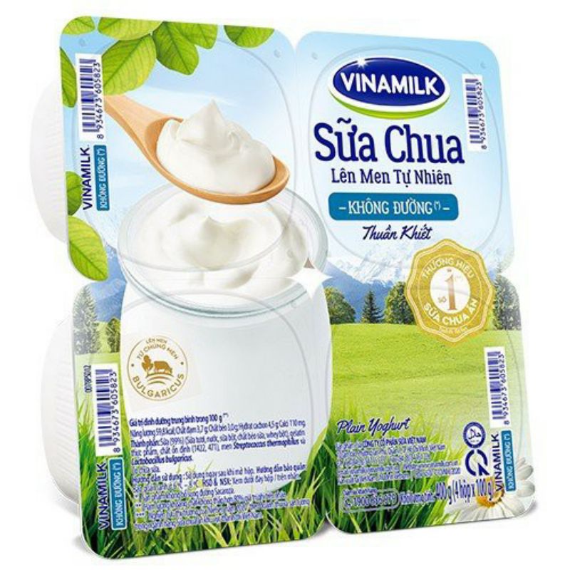 sữa chua vinamilk có đường / ít đường / không đường / nha đam | BigBuy360 - bigbuy360.vn