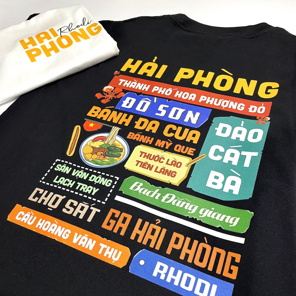 Áo phông local brand RHODI dáng tay lỡ unisex phong cách ulzzang nelly thế hệ genz Hải Phòng TEE