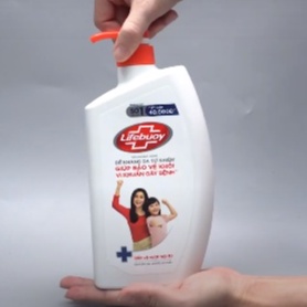 Sữa tắm Lifebuoy Bảo Vệ Khỏi Vi Khuẩn: Bảo Vệ Vượt Trội 10