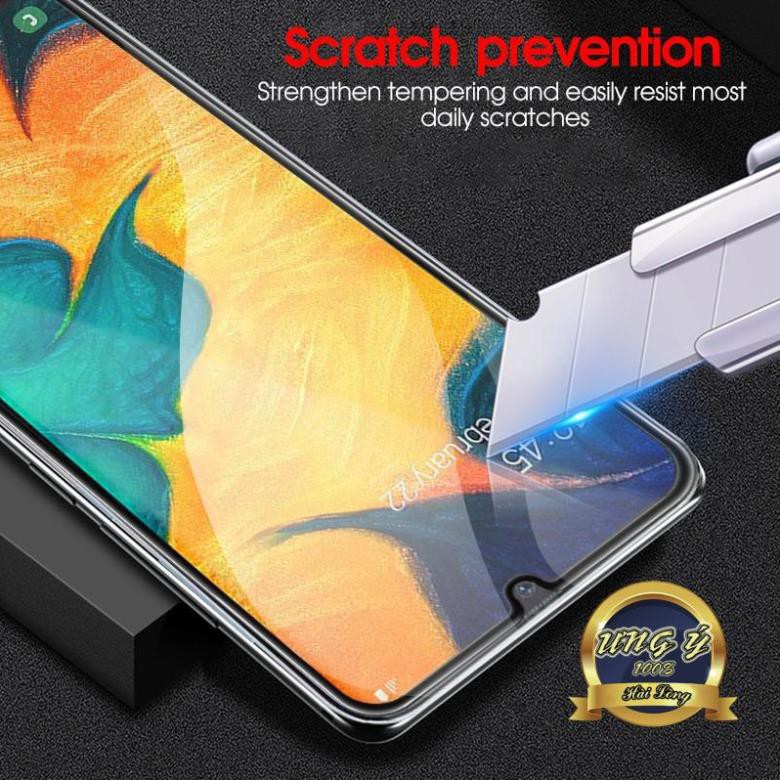 Kính cường lực 9D bảo vệ toàn màn hình cho Samsung Galaxy A7 A9 A8 2018 M20 M10 A10 A50