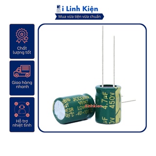 Tụ hóa 10UF 450V chất lượng tốt.