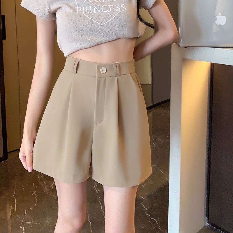 Quần Short Lưng Cao Co Giãn Thiết Kế Mới Thời Trang Mùa Hè Dành Cho Nữ