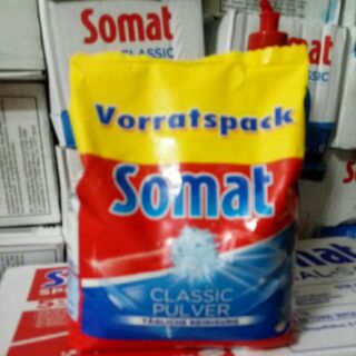 Bột rửa bát somat ,bột rửa chén nhập khẩu túi 1,2kg
