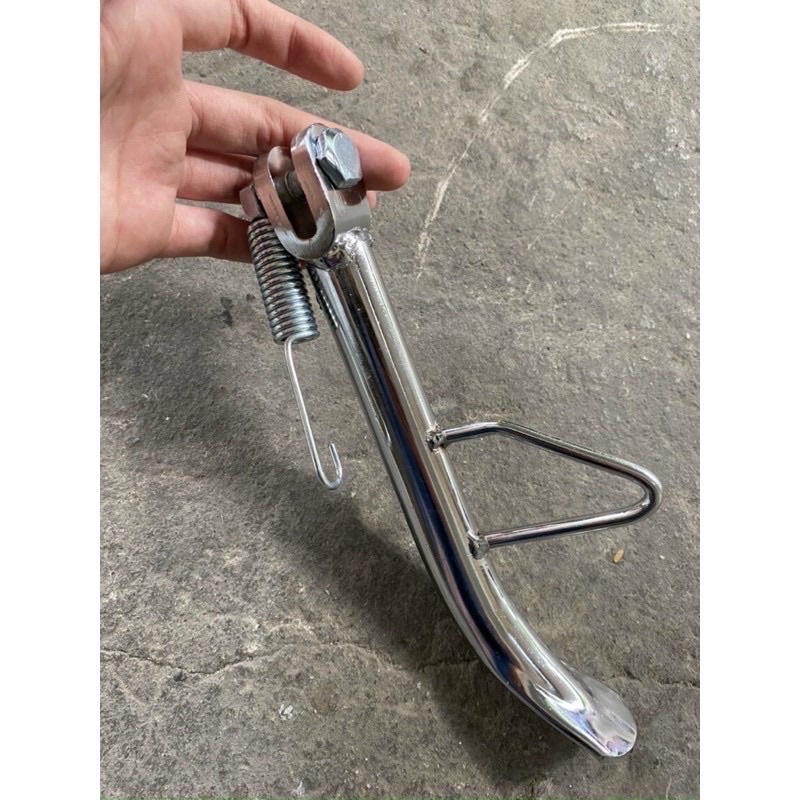 Chân trống xe máy inox xe số,xe côn sáng đẹp