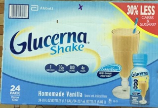 Thùng 24 Chai Sữa nước Glucerna Mỹ
