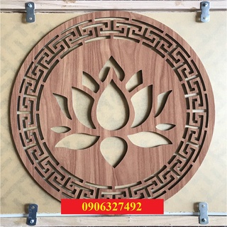 Bông sen ốp tường trang trí bàn thờ