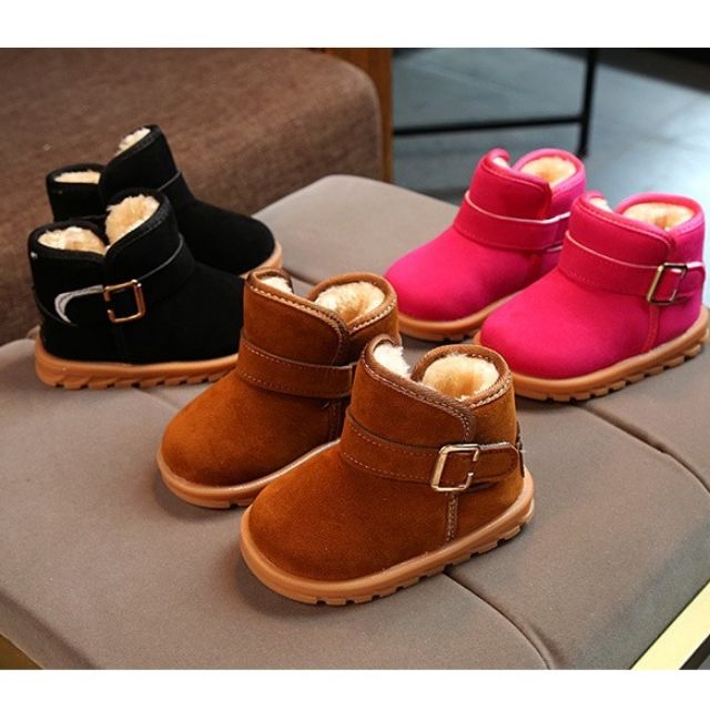 Boot da lộn lót lông - Hàng order, chat với shop để check size còn mới đặt hàng