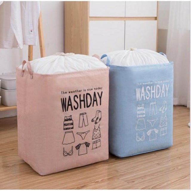 Túi đựng quần áo khung thép đựng đồ đa năng dung tích 100 lít, Túi vải đựng đồ đa năng đựng chăn màn quần áo đồ chơi cho