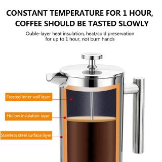 Bình Pha Cà Phê Bằng Thép Không Gỉ 304