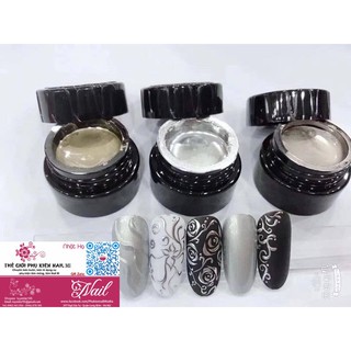 Bộ Gel Vẽ MeTal Jnailsay (Bộ 3 Hũ)