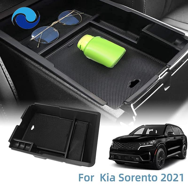 Khay đựng đồ đa năng gắn chỗ đặt tay xe ô tô Kia Sorento 2021