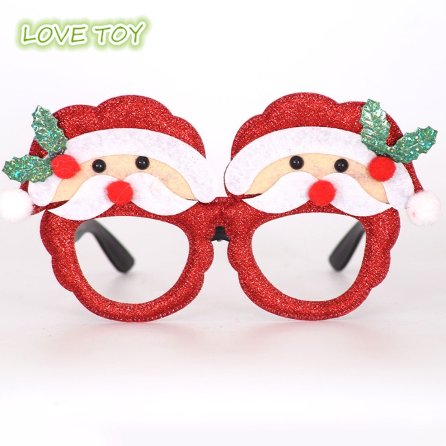 Mắt kính hình ông già Noel/người tuyết/tuần lộc trang trí Giáng sinh