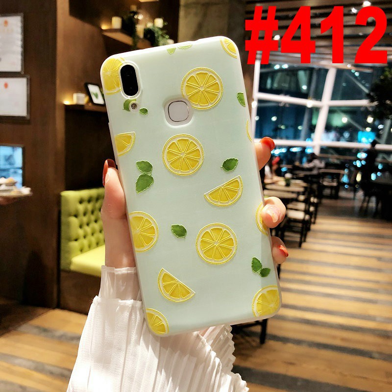 GNC| Ốp lưng nhựa nhiệt dẻo cho Lemon Orange Casing VIVO Y20s Y12s Y50 Y30i V20 V19 U10 Y11 Y17 Y15 Y12 V9 Plus YSlim Cover Soft TPU Matte Case