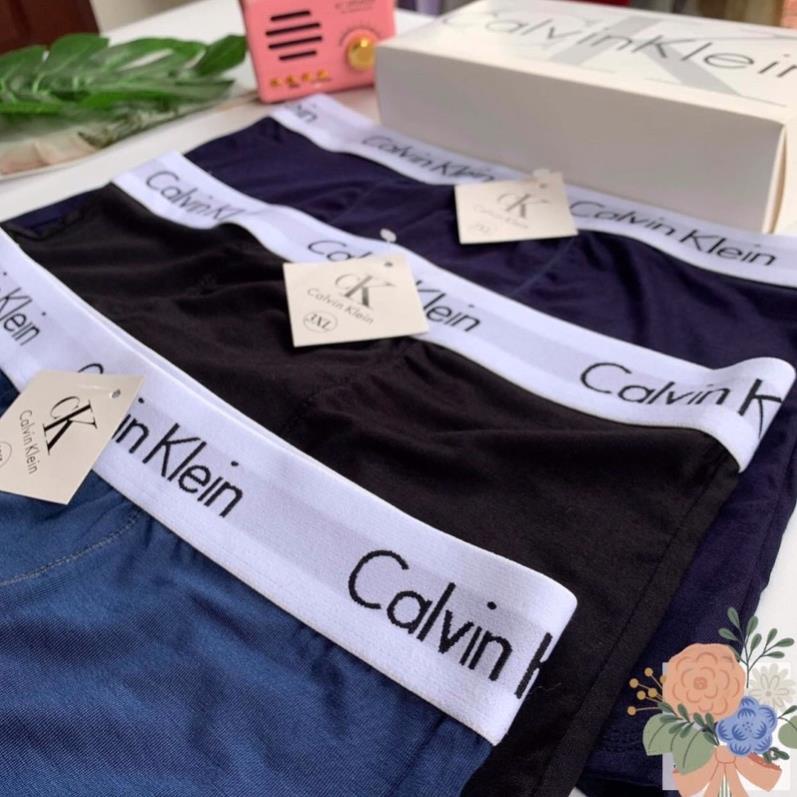 Combo 4 quần sịp tam giác nam Boxer CK thun lạnh cao cấp, co giãn 4 chiều
