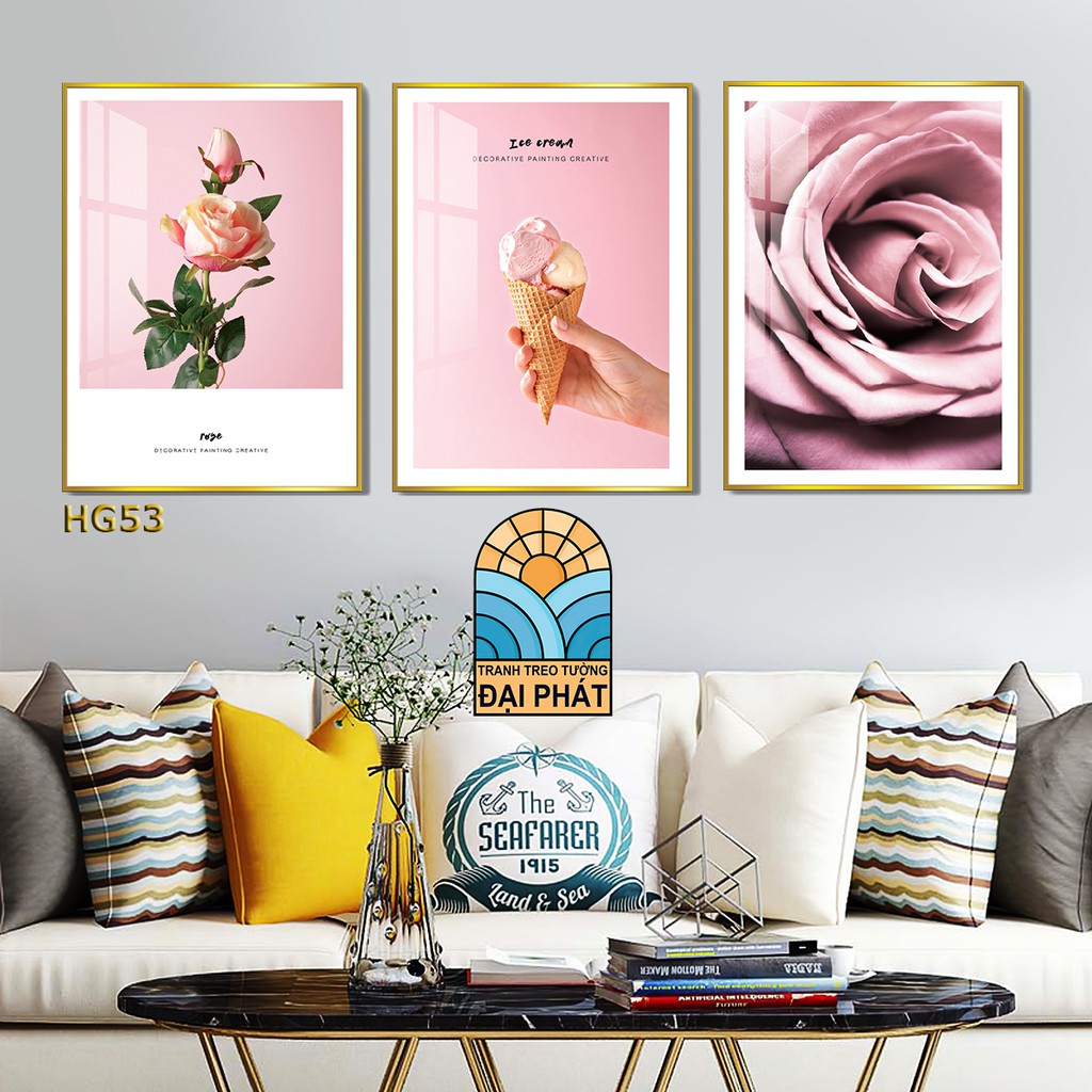 TRANH TRÁNG GƯƠNG HOA đã có khung giá rẻ,tranh treo tường phòng ngủ đẹp