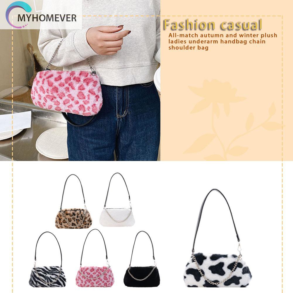 Túi Đeo Vai / Kẹp Nách / Đeo Vai Bằng Vải Bông Họa Tiết Động Vật Cổ Điển Cho Nữ