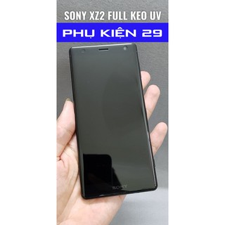 [Sony XZ2 ] Kính cường lực FULL màn FULL keo UV Glass Pro+ 9H