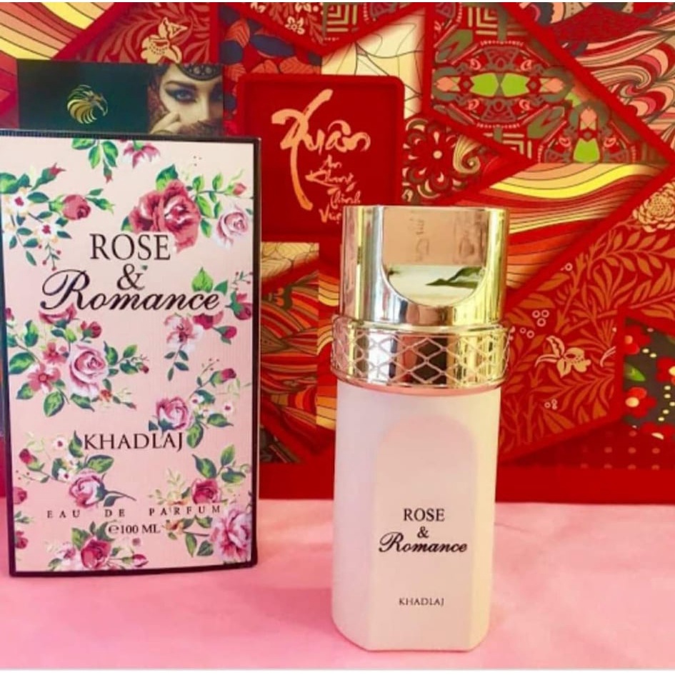 Nước Hoa Nội Địa DuBai Rose & Romance Khadlaj 100ML hương hoa hồng say đắm