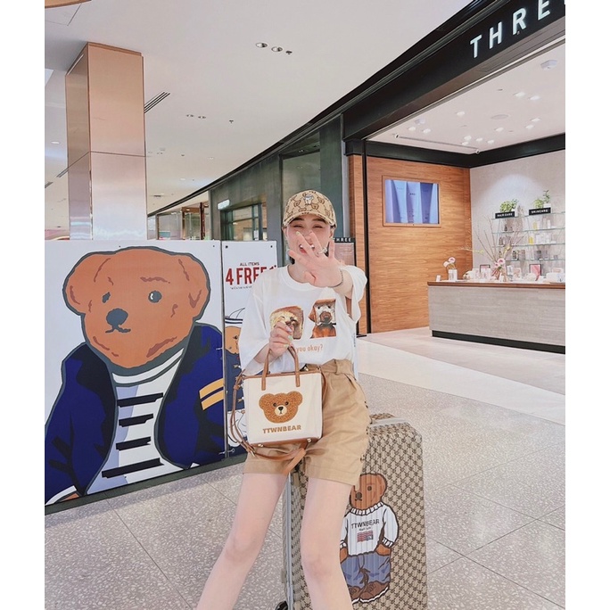 Túi gấu trắng ttwn bear