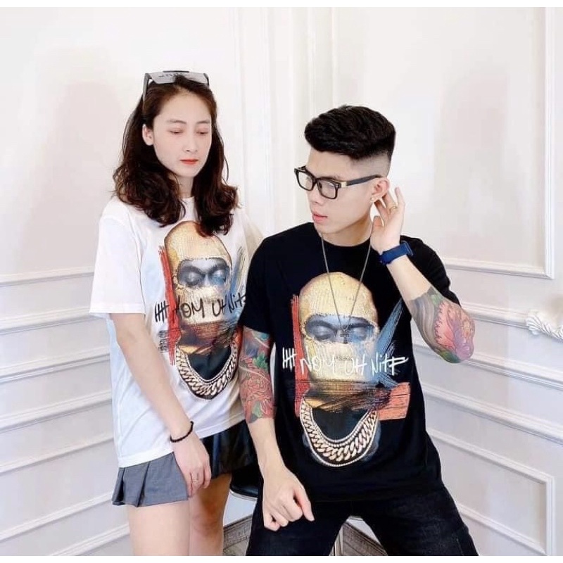 Áo phông cổ tròn có hoạ tiết thời trang nam, Áo mùa hè phong cách hàn quốc cotton btshop từ 45 đến 75 kg