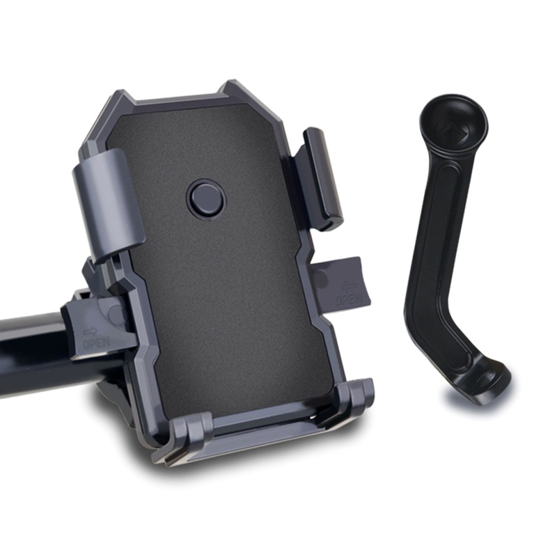 Giá Đỡ Điện Thoại Kiêm Sạc Không Dây Có Thể Điều Chỉnh Cho Xe Đạp / Xe Máy