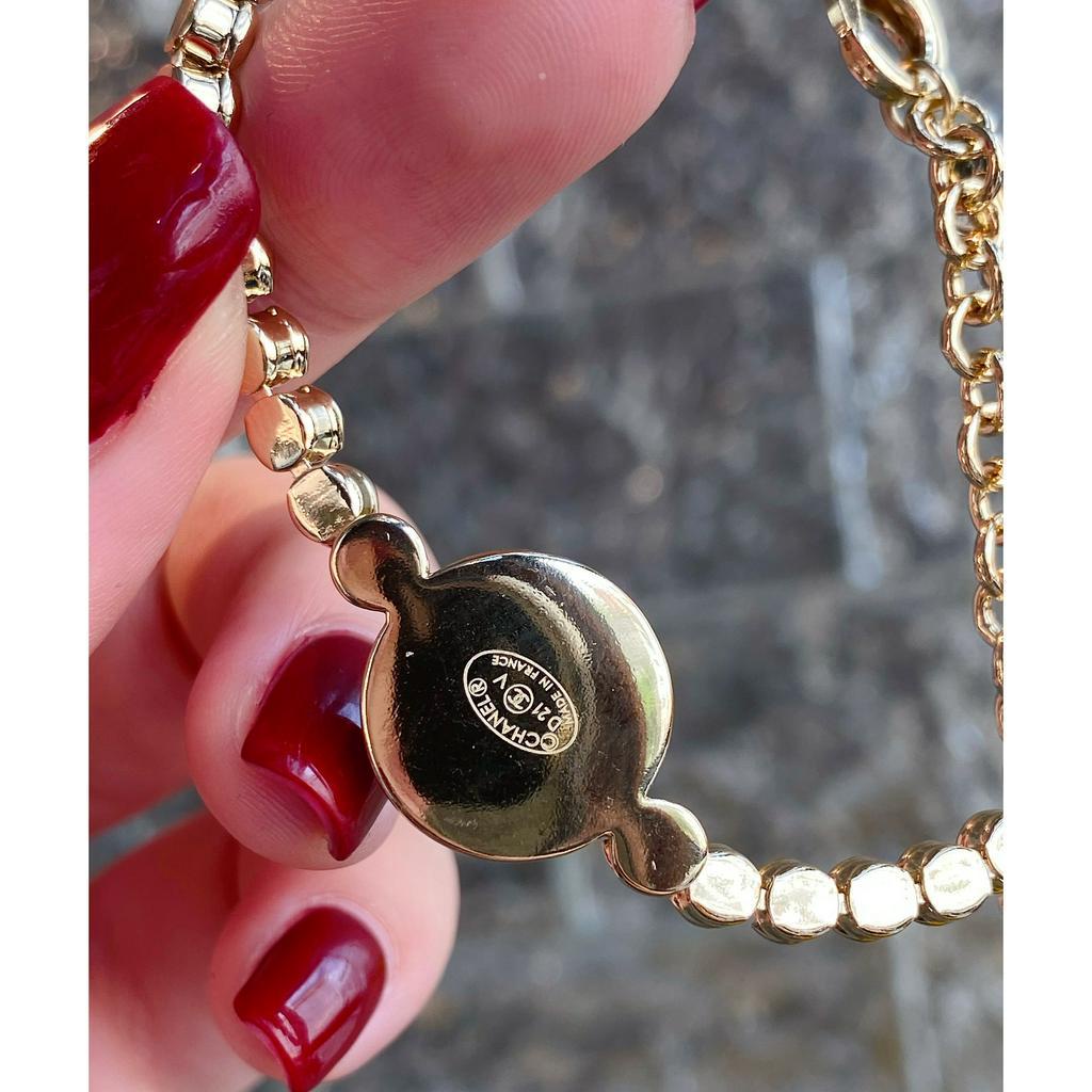 Vòng Cổ / Vòng Đeo Tay Bằng Đồng Thau Mặt Chữ C / C Phong Cách Vintage 2023