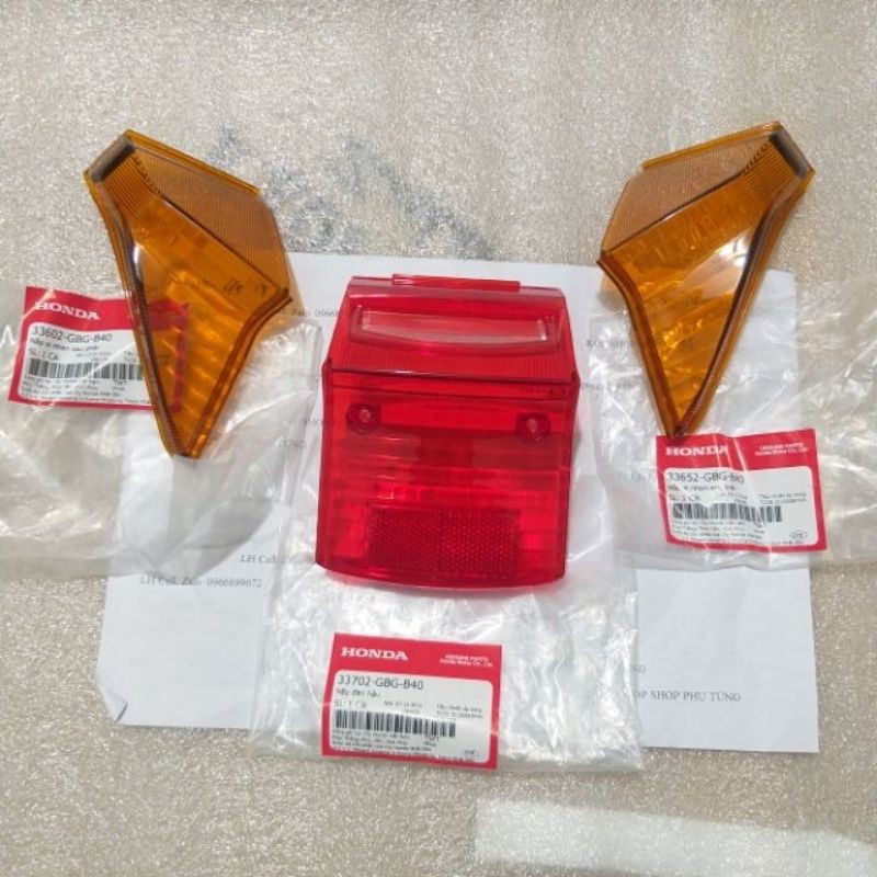 bộ vỏ đèn hậu xi nhan xe super dream chính hãng honda việt nam