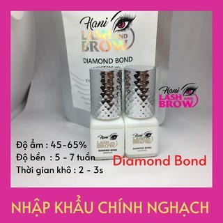 Keo Nối Mi Không Màu Diamond Bond (5ml) - Keo Trong Suốt Hani - Giúp Chân Keo Nhỏ - Không Kích Ứng